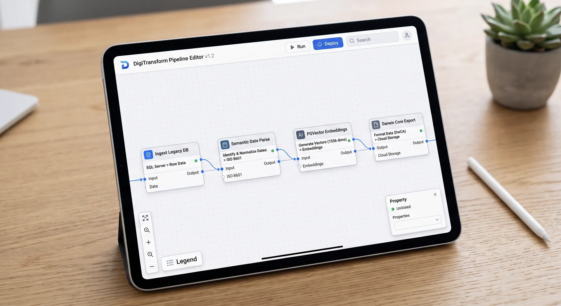 DigiTransform Pipeline Editor